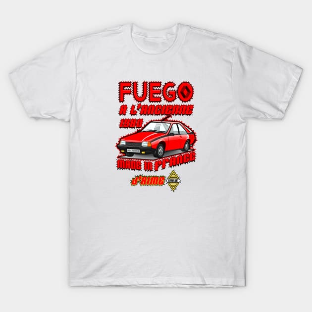 Fuego Renault T-Shirt by Extracom